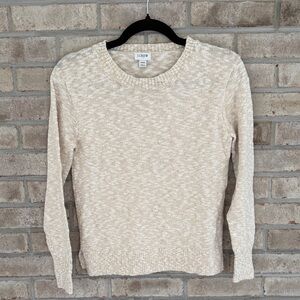 J. Crew Beige Knit Sweater